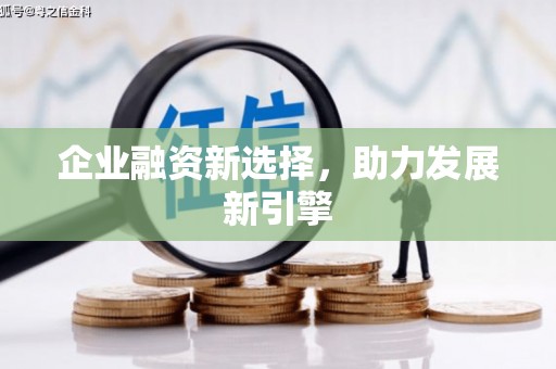 都匀企业融资新选择，助力发展新引擎
