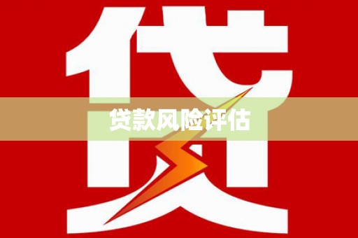都匀贷款风险评估