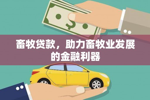 都匀畜牧贷款，助力畜牧业发展的金融利器