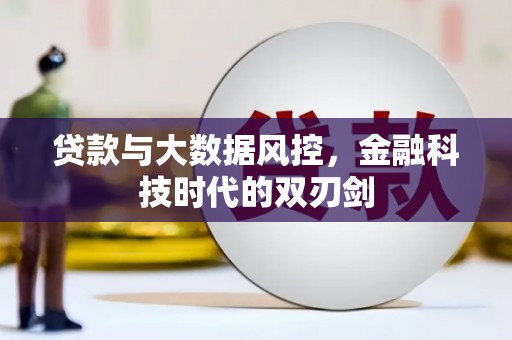 都匀贷款与大数据风控，金融科技时代的双刃剑