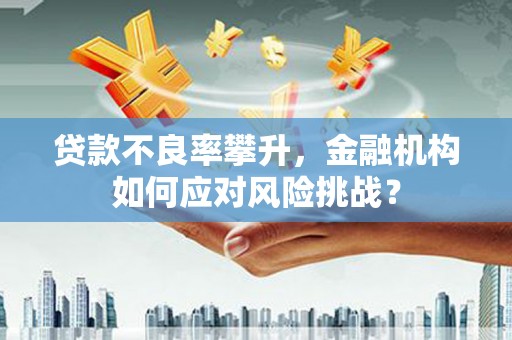 都匀贷款不良率攀升，金融机构如何应对风险挑战？